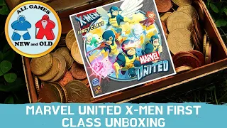 Marvel United X-Men First Class Unboxing