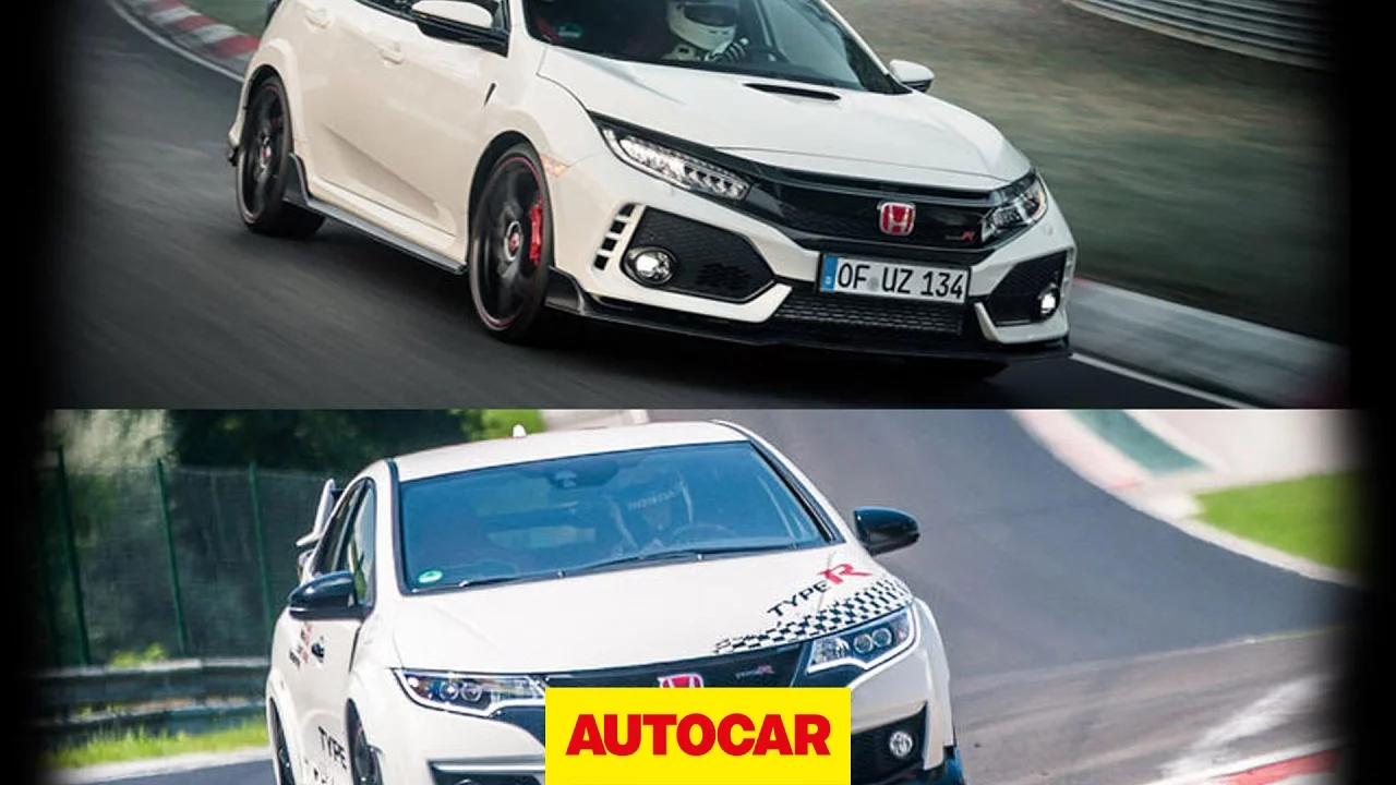 Honda Civic Type R Nurburgring lap record - new vs old | Autocar
