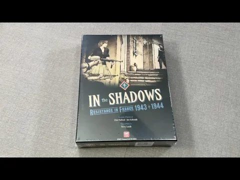 The Discriminating Gamer: In the Shadows: Resistance in France 1943-1944 unboxing with Ray