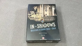 The Discriminating Gamer: In the Shadows: Resistance in France 1943-1944 unboxing with Ray