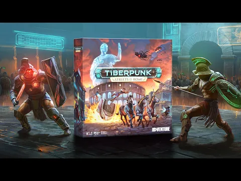 Tiberpunk: Streets of Rome | Teaser | competitive strategy board game set in Cyberpunk Rome