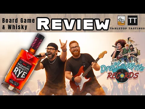 Draft & Write Records | Board Game & Sagamore Rye Pairing
