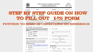 I-751 Form | How To Fill Out?
