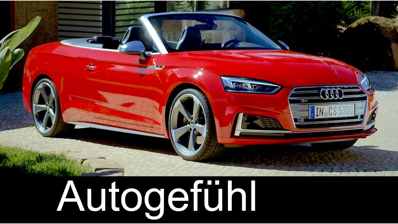 Audi S5 Cabriolet vs A5 Convertible Exterior/Interior preview all-new generation neu 2017