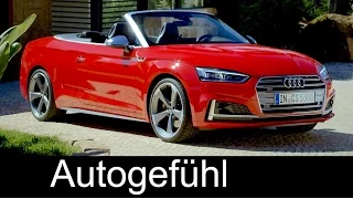 Audi S5 Cabriolet vs A5 Convertible Exterior/Interior preview all-new generation neu 2017