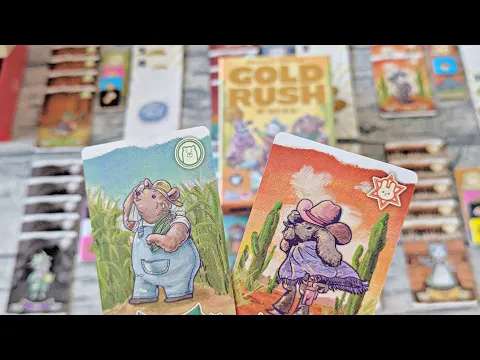 Reiner Knizia's Gold Rush, AKA Gold Digger, JJ Board Game, SUNNY BIRD