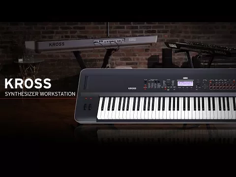 Product video thumbnail for Korg Kross 2-61 Limited Neon Blue Synthesizer