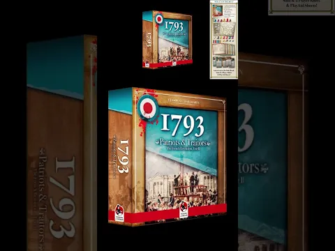 1793: Patriots & Traitors Board Game quick Review 2024, sneak peek, best features #boardgames