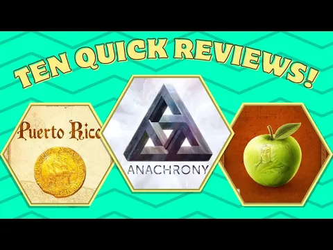 10 Quick Reviews! (Gaming Weekend Recap)