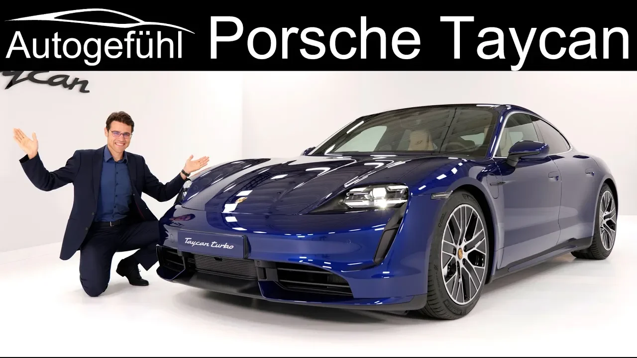 all-electric Porsche Taycan Turbo Premiere REVIEW Exterior Interior - Autogefühl