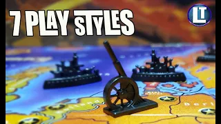 7 PLAY STYLES For The DIPLOMACY Board Game by Avalon Hill