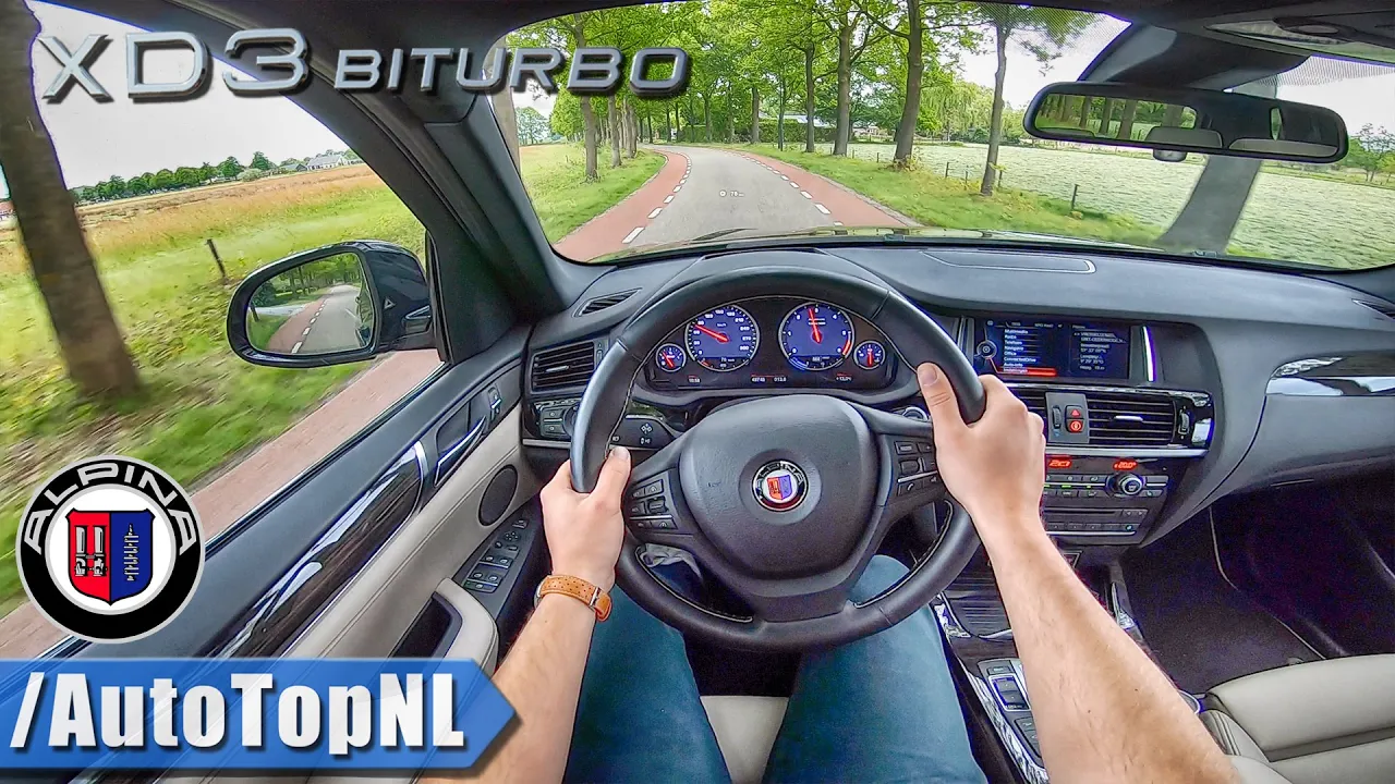 BMW ALPINA XD3 BiTurbo ALLRAD 350HP POV Test Drive by AutoTopNL