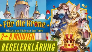Für die Krone Regeln Anleitung Kartenspiel Brettspiel Familienspiele