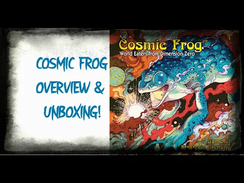 Cosmic Frog Board Game Unboxing & Brief Discussion