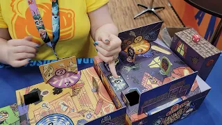 Gen Con 2024 Boxtop Pinball Haunted House by Pandasaurus Games.