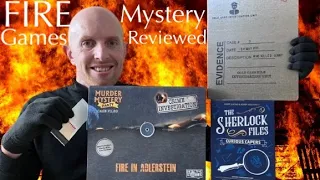 3 Fire Themed Mystery Games Reviewed