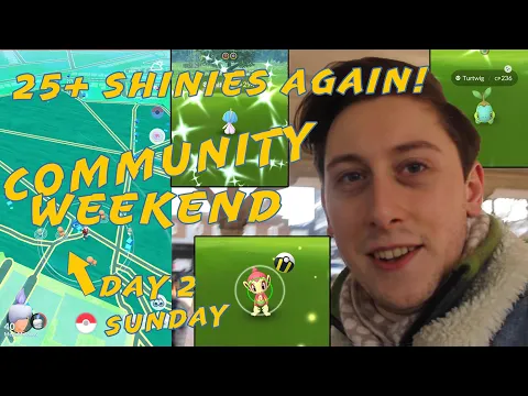 SHINY SUNDAY! DECEMBER COMMUNITY WEEKEND DAY 2! THE SHINY LUCK
CONTINUES! POKEMON GO