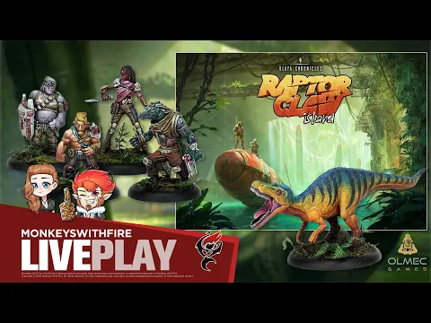 ULAYA CHRONICLES: RAPTOR CLAW ISLAND - OLMEC GAMES | BOARD GAME LIVE PLAY |