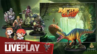 ULAYA CHRONICLES: RAPTOR CLAW ISLAND - OLMEC GAMES | BOARD GAME LIVE PLAY |