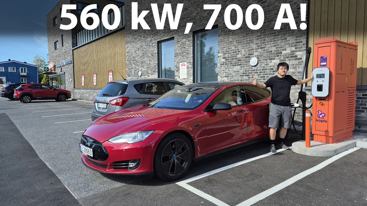Kople/Kempower 560 kW 700 A charger in Ski, Norway