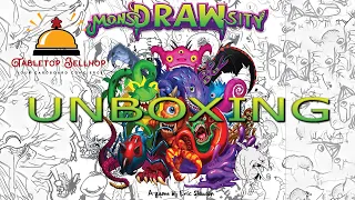 MonsDRAWsity Unboxing. See what you get in this unique drawing board game.