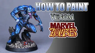 Painting Venom - Marvel Zombies - Clash of The Sinister Six