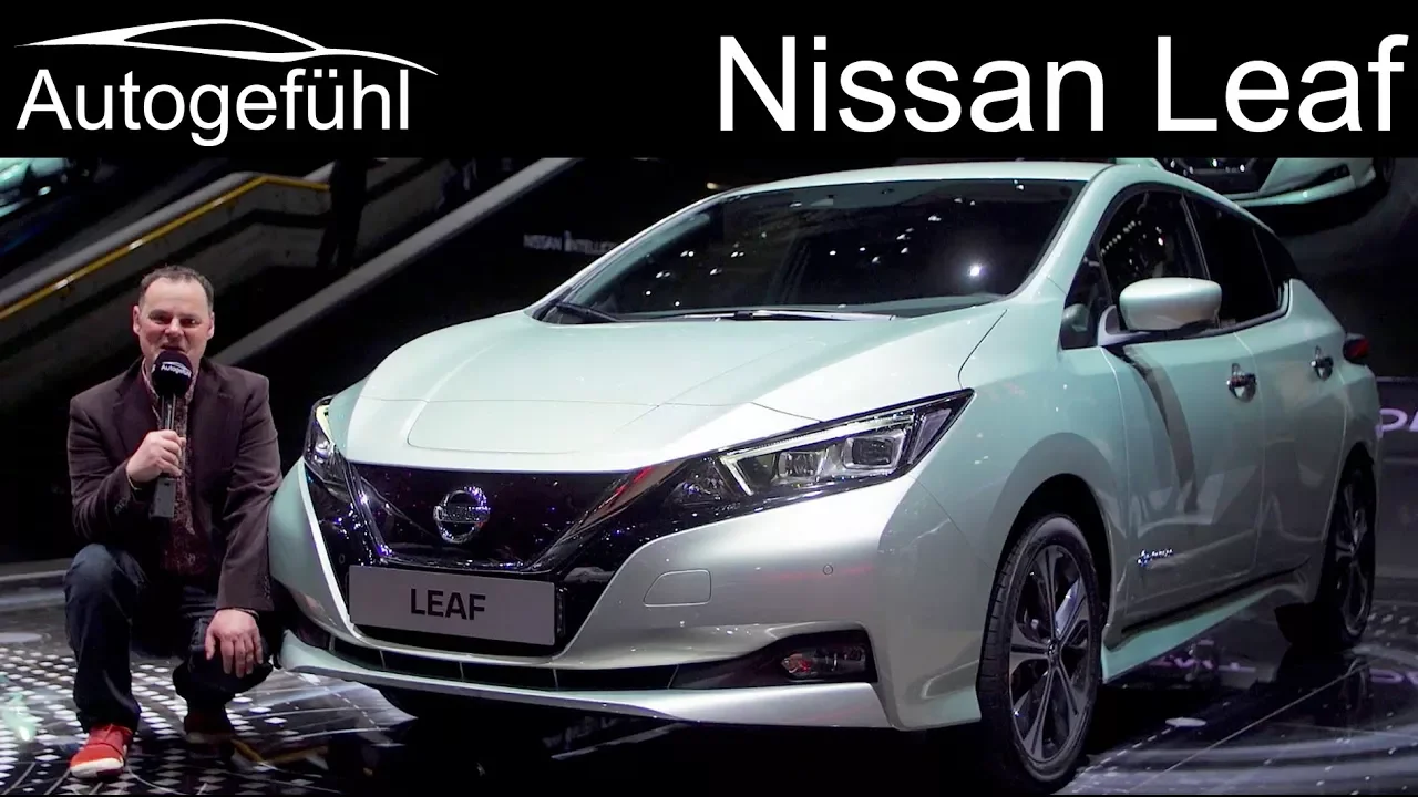 all-new Nissan Leaf Exterior Interior REVIEW from GIMS 2018 - Autogefühl