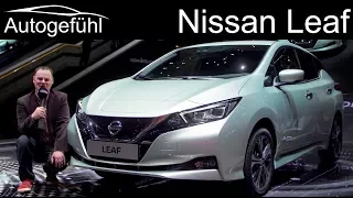 all-new Nissan Leaf Exterior Interior REVIEW from GIMS 2018 - Autogefühl