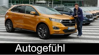 Ford Edge Sport FULL REVIEW test driven all-new neu & Titanium comparison 2016/2017
