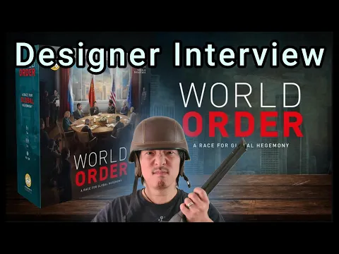 Upcoming Kickstarter: World Order - designer interview - Spiel24