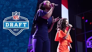 Chloe x Halle Sing National Anthem to Kick off 2017 NFL Draft