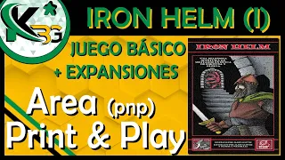 Todo Iron Helm Parte 1 | Juego y Expansiones | Area Print and Play