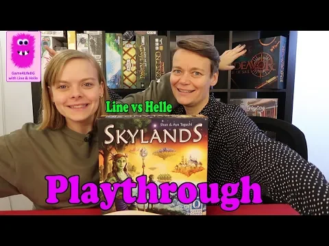 Skylands, Playthrough & First Impression (In English, board game, family game)