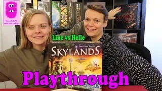 Skylands, Playthrough & First Impression (In English, board game, family game)