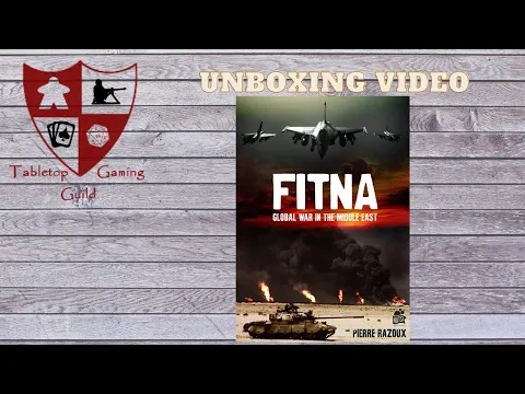 Fitna The Global War in the Middle East Board Game Unboxing