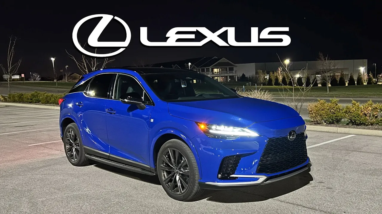 NIGHT REVIEW! -- Here's the All-New 2023 Lexus RX 350 F-Sport Lighting up the Night