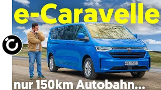 VW e-Caravelle: Viel Platz, wenig Reichweite - mein Alltagstest