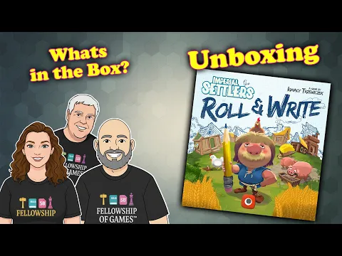 Imperial Settlers: Roll & Write Unboxing | Build an Empire with Dice!