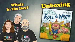Imperial Settlers: Roll & Write Unboxing | Build an Empire with Dice!