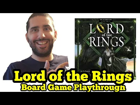 Lord of the Rings Board Game Playthrough (solo)