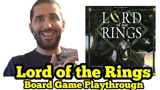 Lord of the Rings Board Game Playthrough (solo)