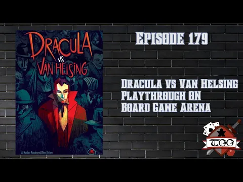 Dracula vs Van Helsing Board Game Playthrough | Full Gameplay on Board Game Arena (BGA
