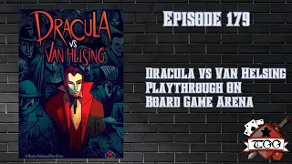 Dracula vs Van Helsing Board Game Playthrough | Full Gameplay on Board Game Arena (BGA