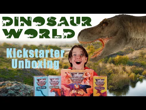 Dinosaur World Kickstarter Unboxing