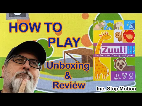 Zuuli / Moving Wild | Board Game | Unboxing, Overview, How to Play & Review | Unfringed / Oink Games