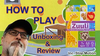 Zuuli / Moving Wild | Board Game | Unboxing, Overview, How to Play & Review | Unfringed / Oink Games