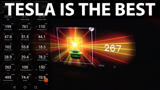 Tesla Model S Plaid acceleration to top speed in Germany