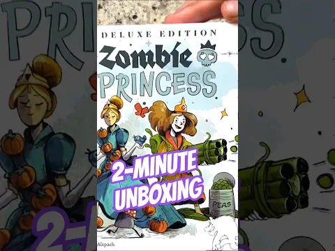 ‍️ ZOMBIE PRINCESS 2-MINUTE Unboxing! This Game Looks AMAZING! #shorts