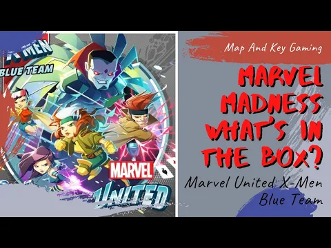 Marvel Madness!!! What's In The Box? Marvel United X-Men Blue Team Unboxing