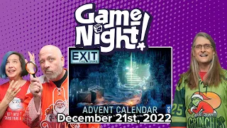GameNight! 24 Days of Advent - Exit: The Game – Advent Calendar: The Mystery of the Ice Cave Dec. 21